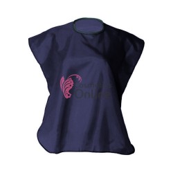 Pelerina de tuns scurta pentru coafor sau frizerie 80x50 Galactic Blue